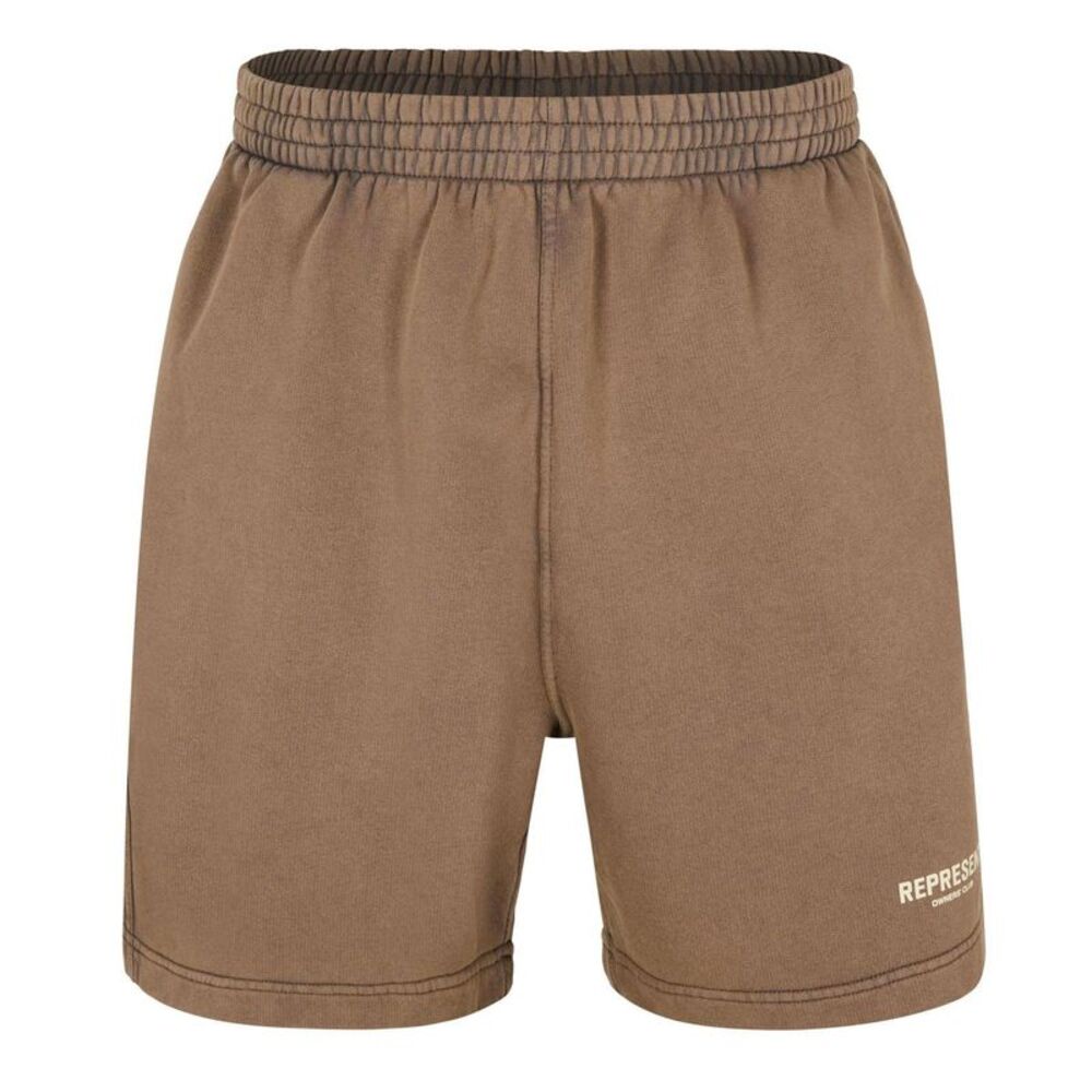 Represent Mens Owners Club Loopback Jersey Shorts / Almond